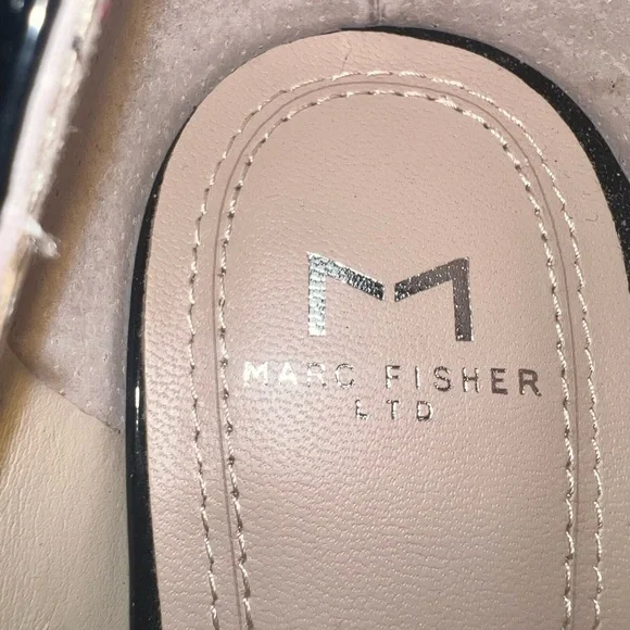 Marc Fisher Black Block Heel Pumps - Picture 4 of 6